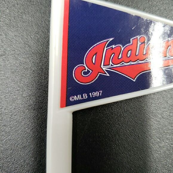 Cleveland Indians Baseball Party Cake Decoration 90s Flags Hat Wilton Vintage - Picture 4 of 16